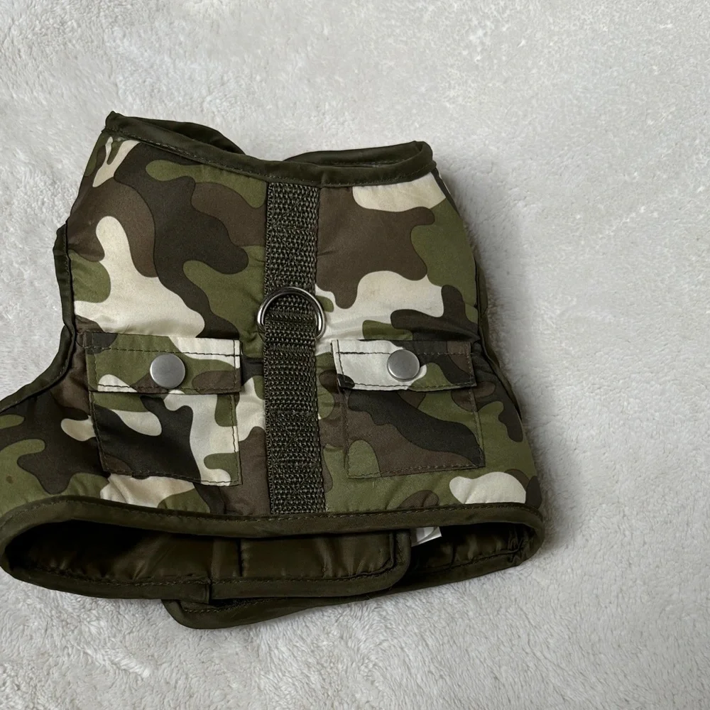 SimplyDog Camouflage Puppy or Small Dog Harness Size Medium EUC no sign of wear